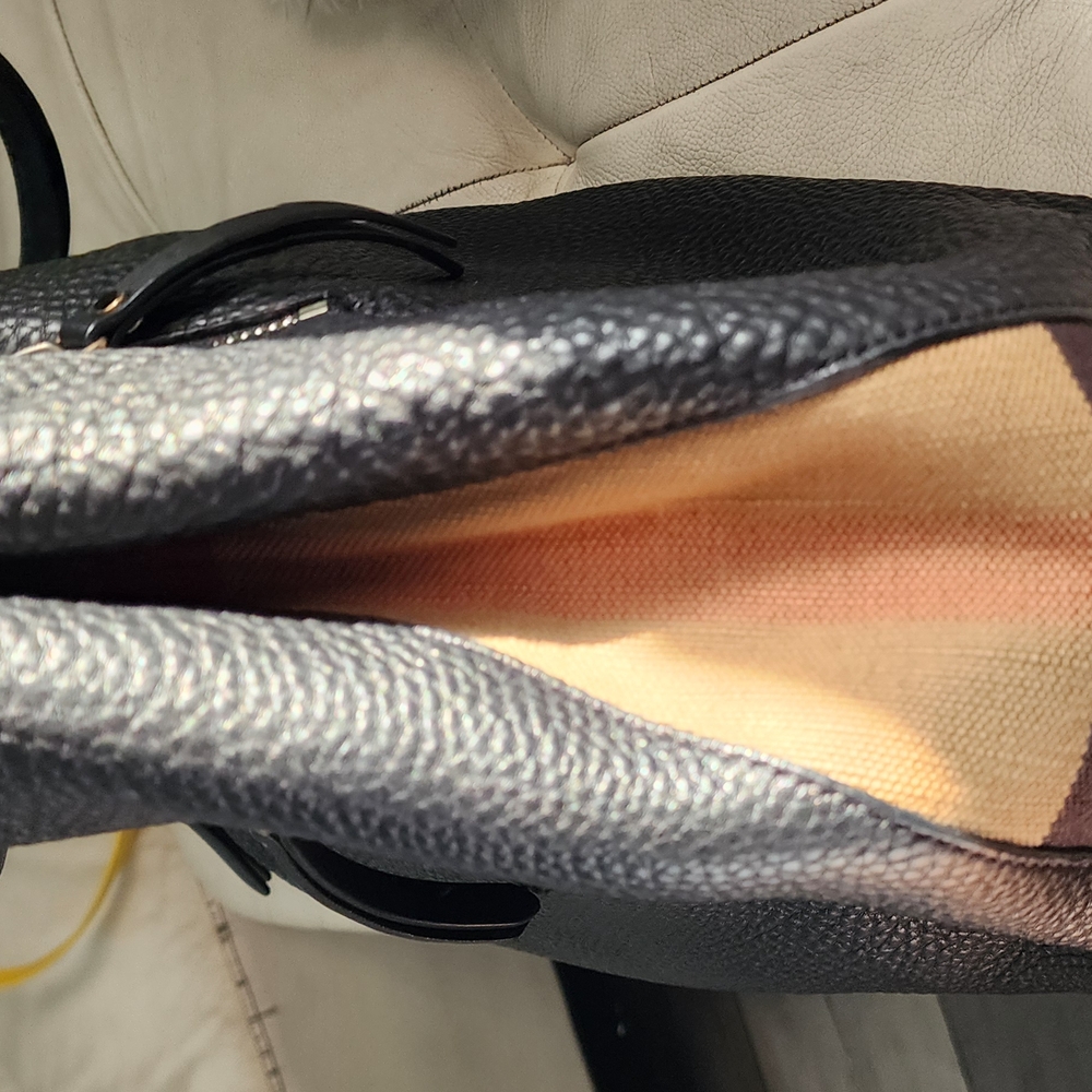 Burberry Black and Tan Women's Bag